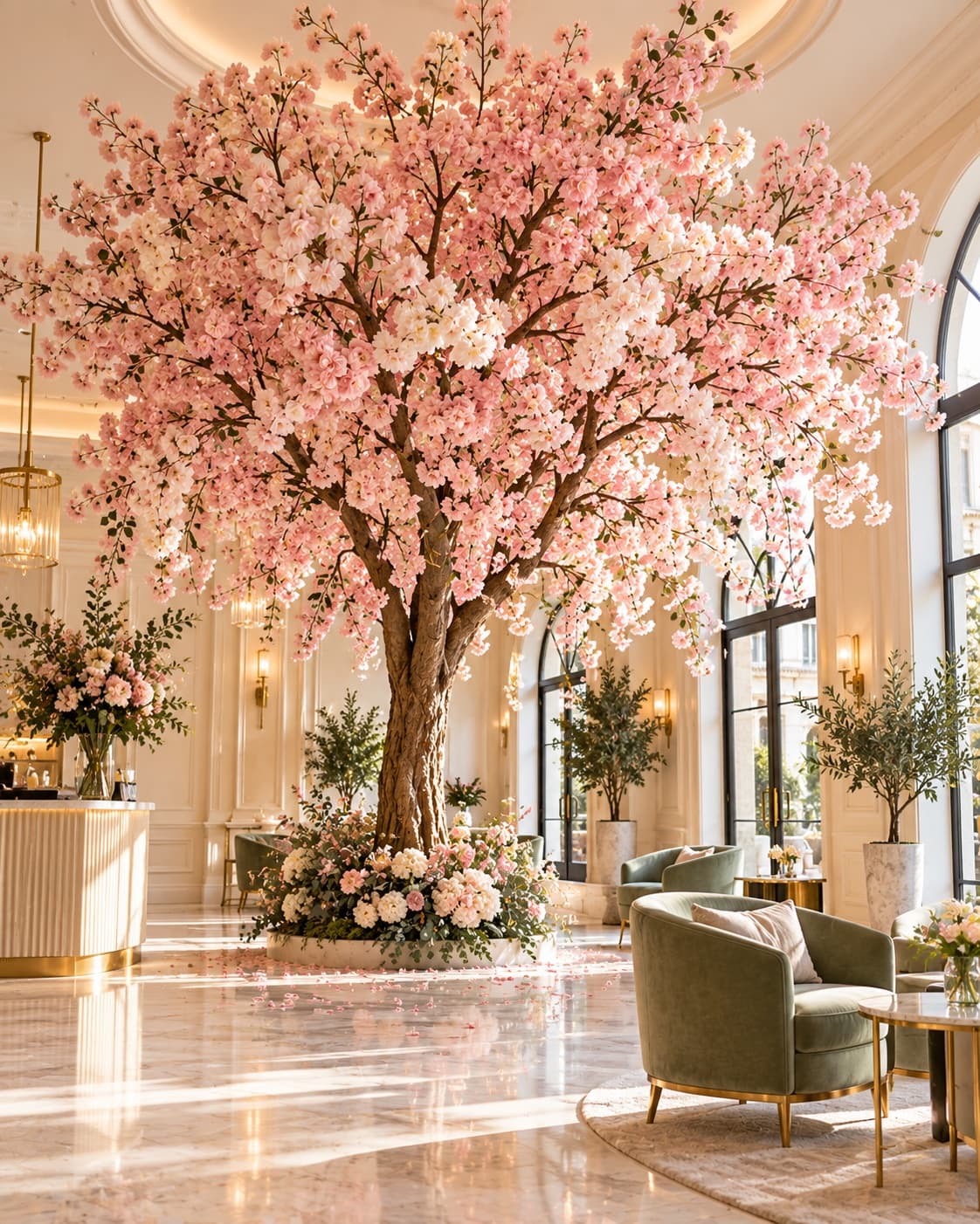 Arbre fleuri