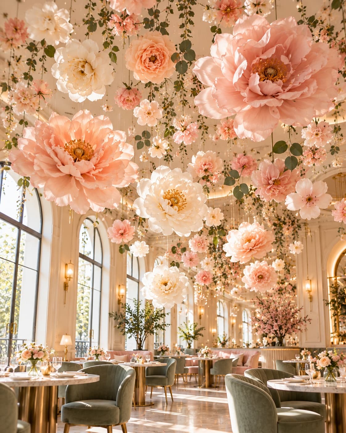 Flying flowers